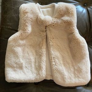 Peek Reversible Faux Fur/Sweater Vest